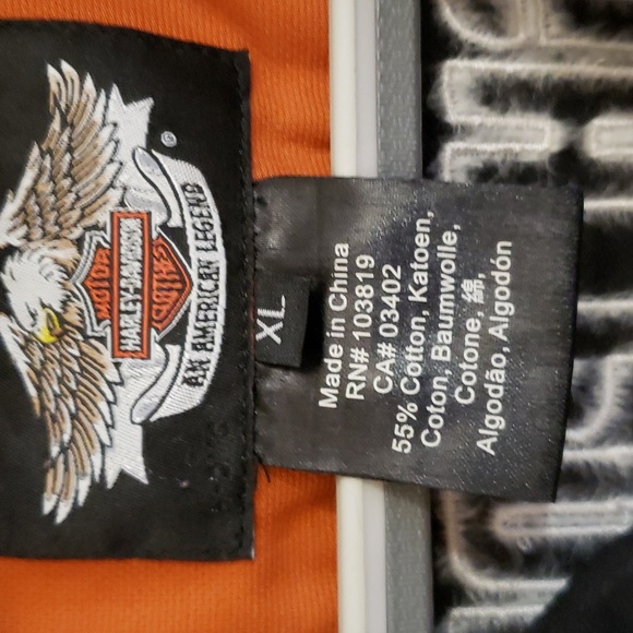 Mens button up XL Harley Davidson shirt - Picture 3 of 6